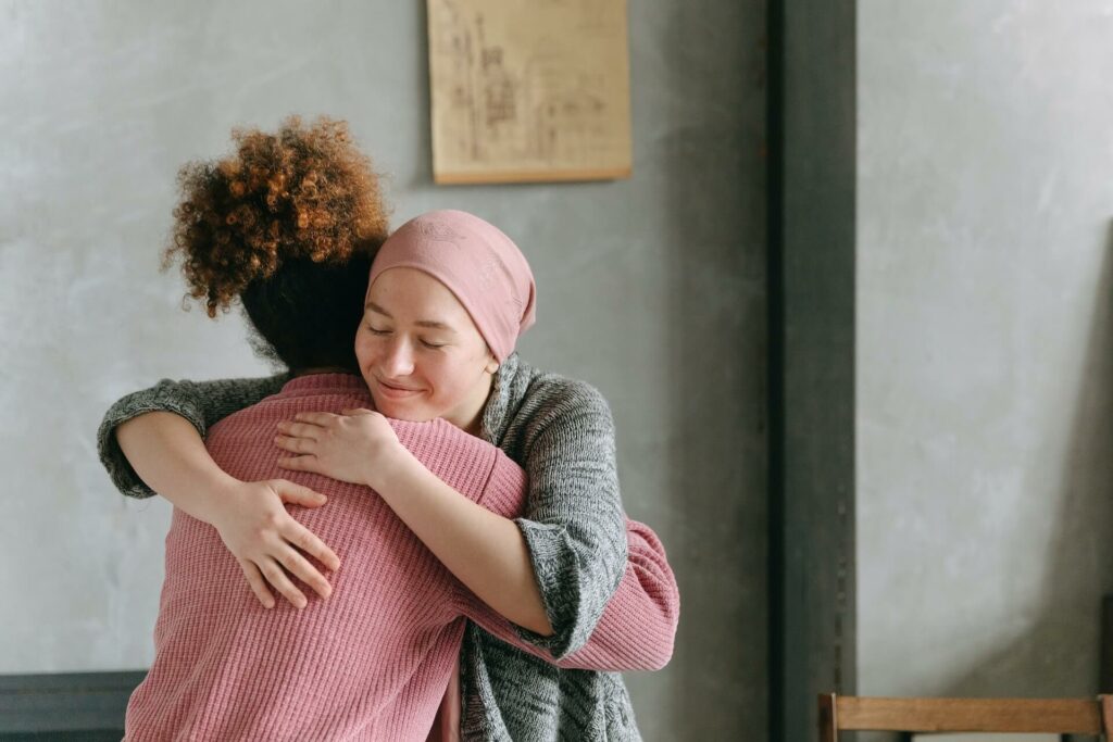 Colleages Showing Compassion during Crisis