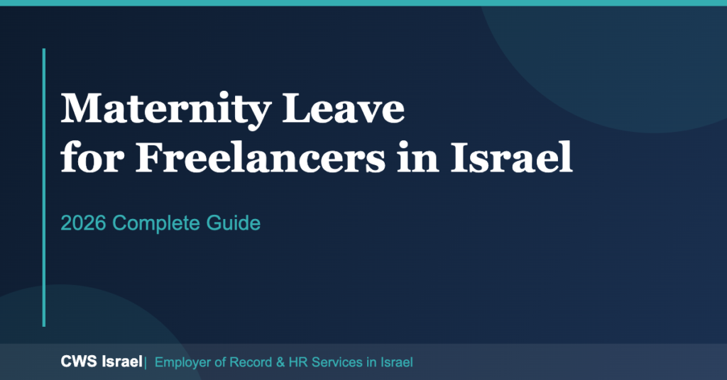 Maternity Leave for Freelancers in Israel | CWS Israel
