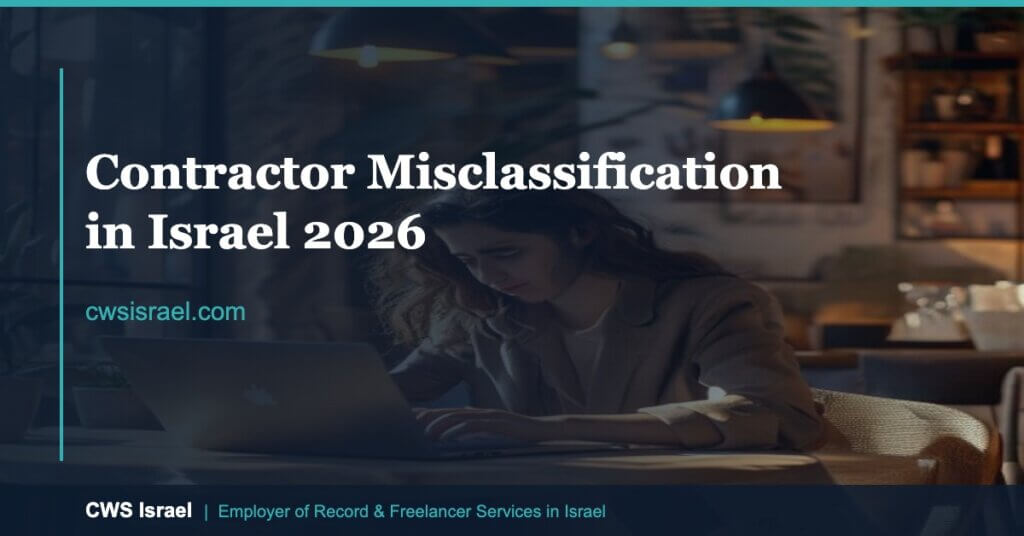 Israel EOR / AOR Experts 11 Contractor misclassification in Israel