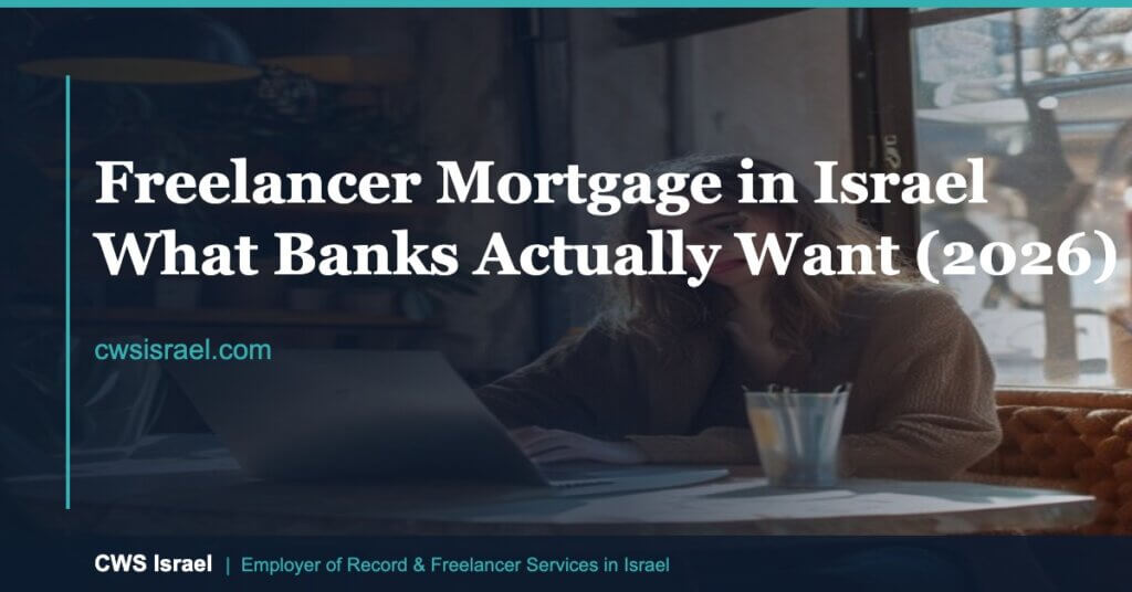 Freelancer Mortgage in Israel: What the Banks Actually Want in 2026 1 Freelancer Mortgage in Israel 2026: Bank Rules | CWS Israel