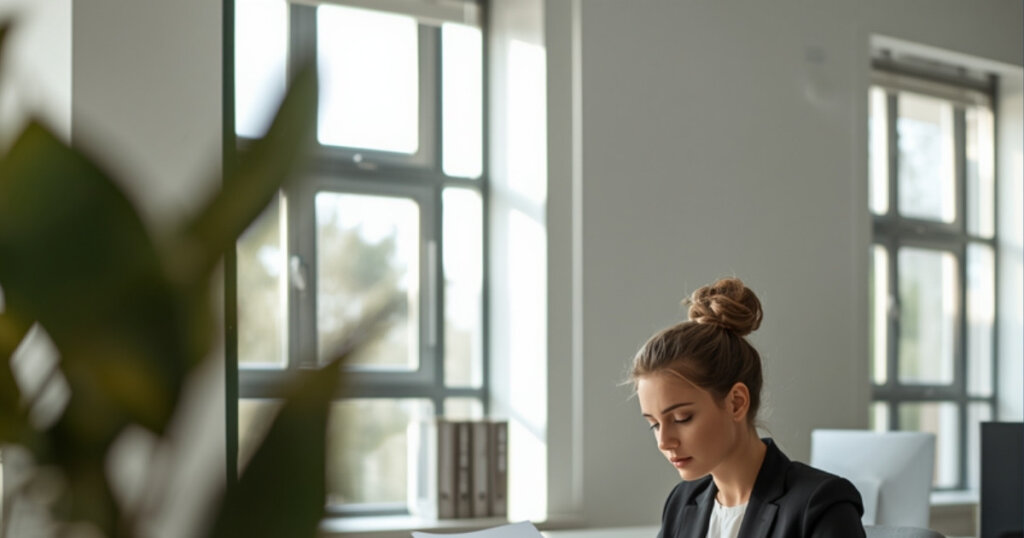 Agent of Record in Israel: What It Is, How It Works, and Who Needs It 12 Professional reviewing a contract document at a desk