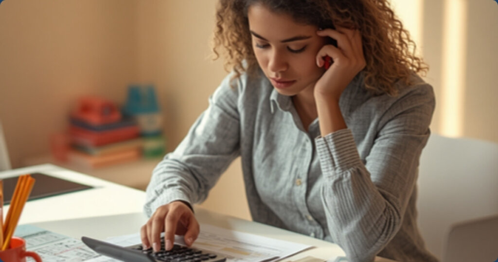 Olim Tax Exemption Israel 2026: New Local Income Exemption Explained 4 Person reviewing tax documents with a calculator at a desk