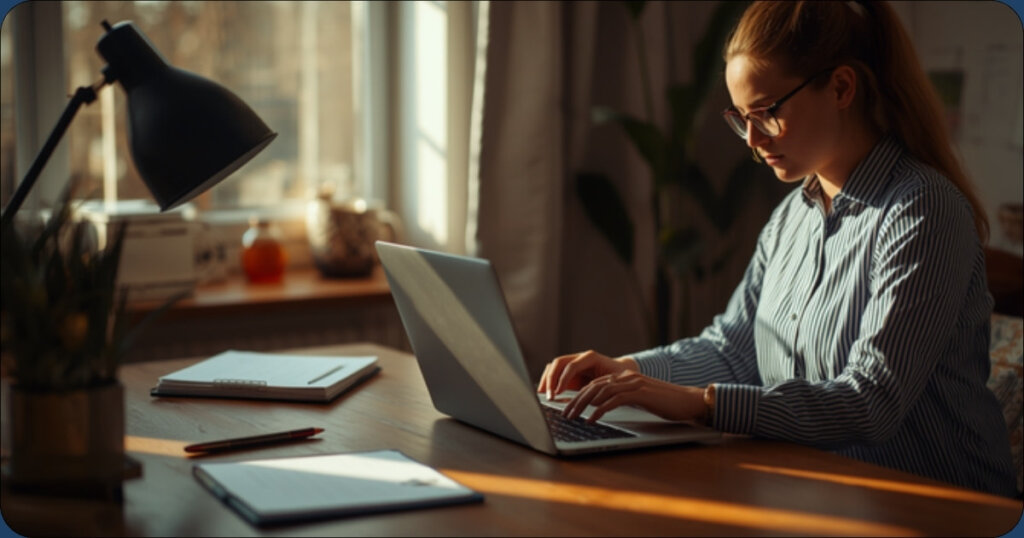 Osek Murshe vs EOR in Israel: Which Structure Is Right for You in 2026? 3 Professional working on a laptop at a home office desk