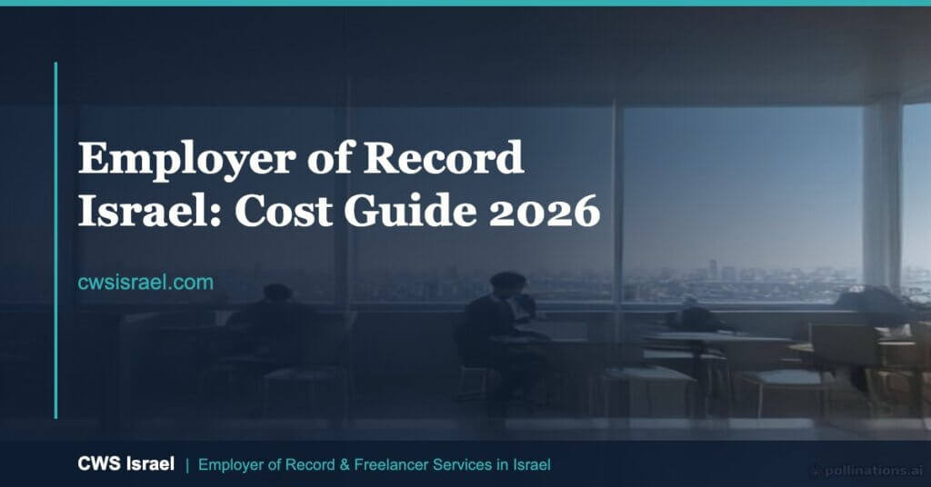 Employer of Record in Israel | Israel EOR & AOR Experts 287 Employer of Record Israel Cost Guide 2026 | CWS Israel