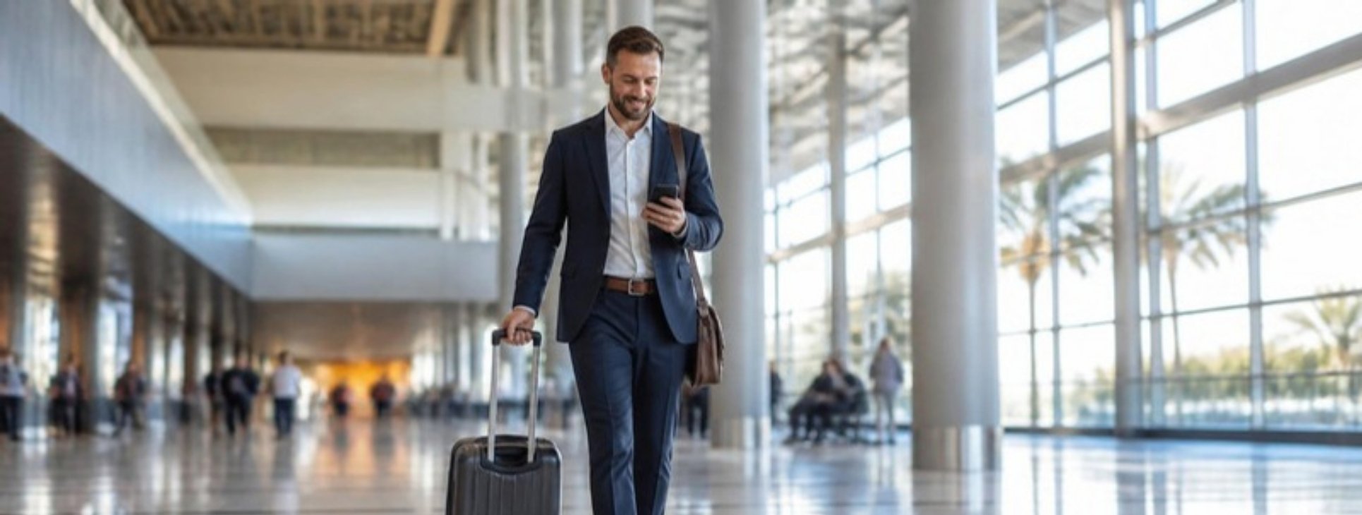 US professional arriving in Israel with a suitcase after completing the aliyah visa process for US citizens