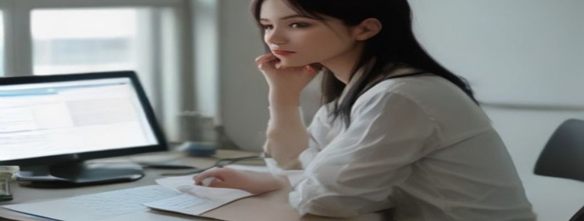 HR manager reviewing an Israel HR compliance audit checklist and payroll documents in a Tel Aviv office
