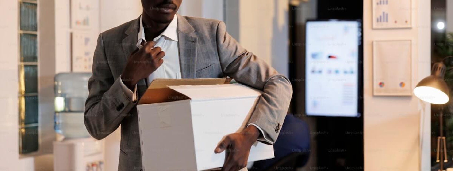 Professional leaving office representing Israeli severance pay (Pitzuim) regulations